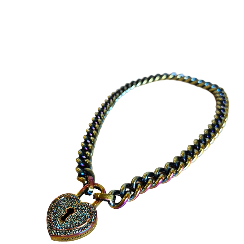 Juicy Couture Chain Heart pendant necklace